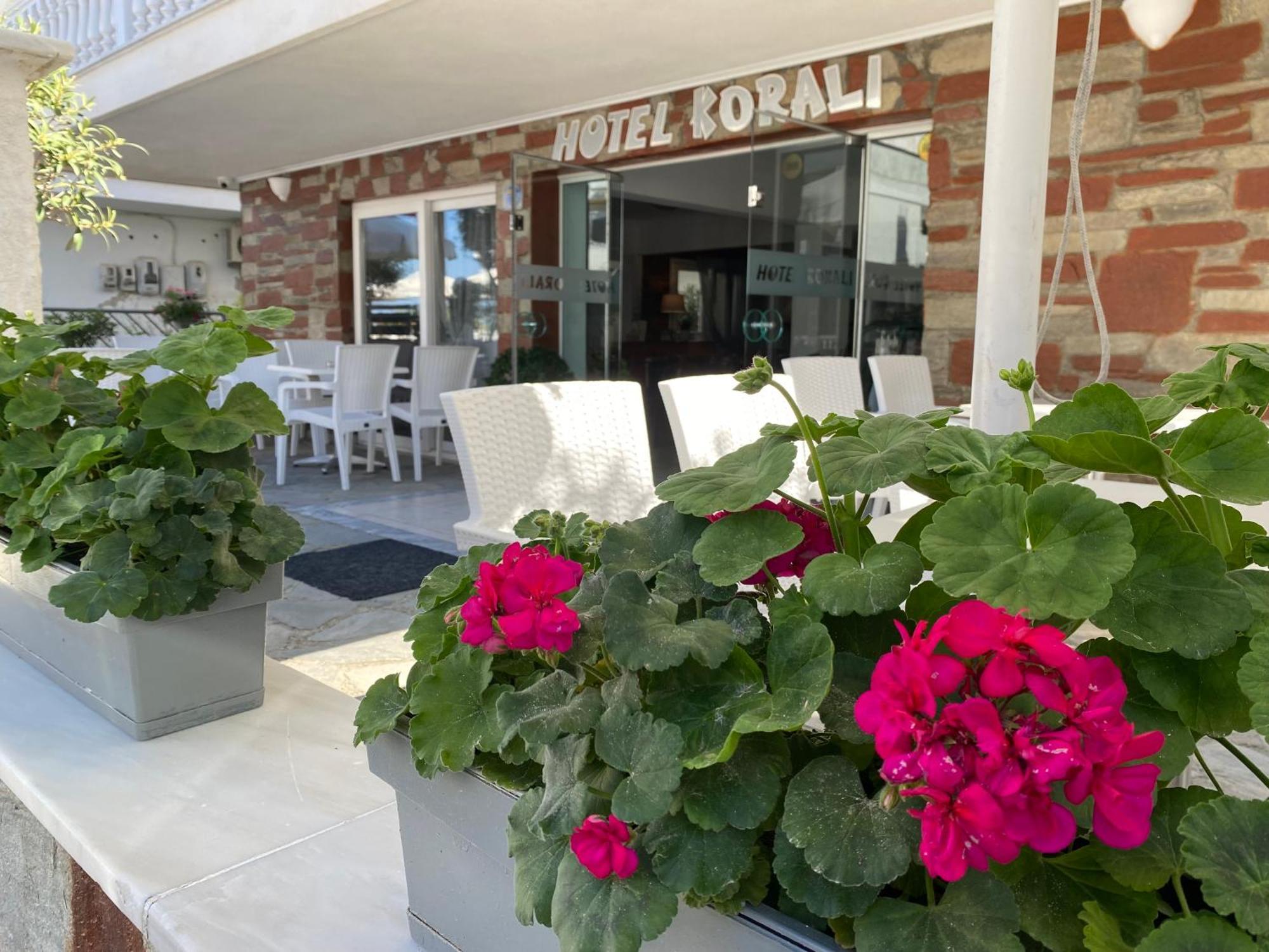 Korali Hotel Paralía Esterno foto